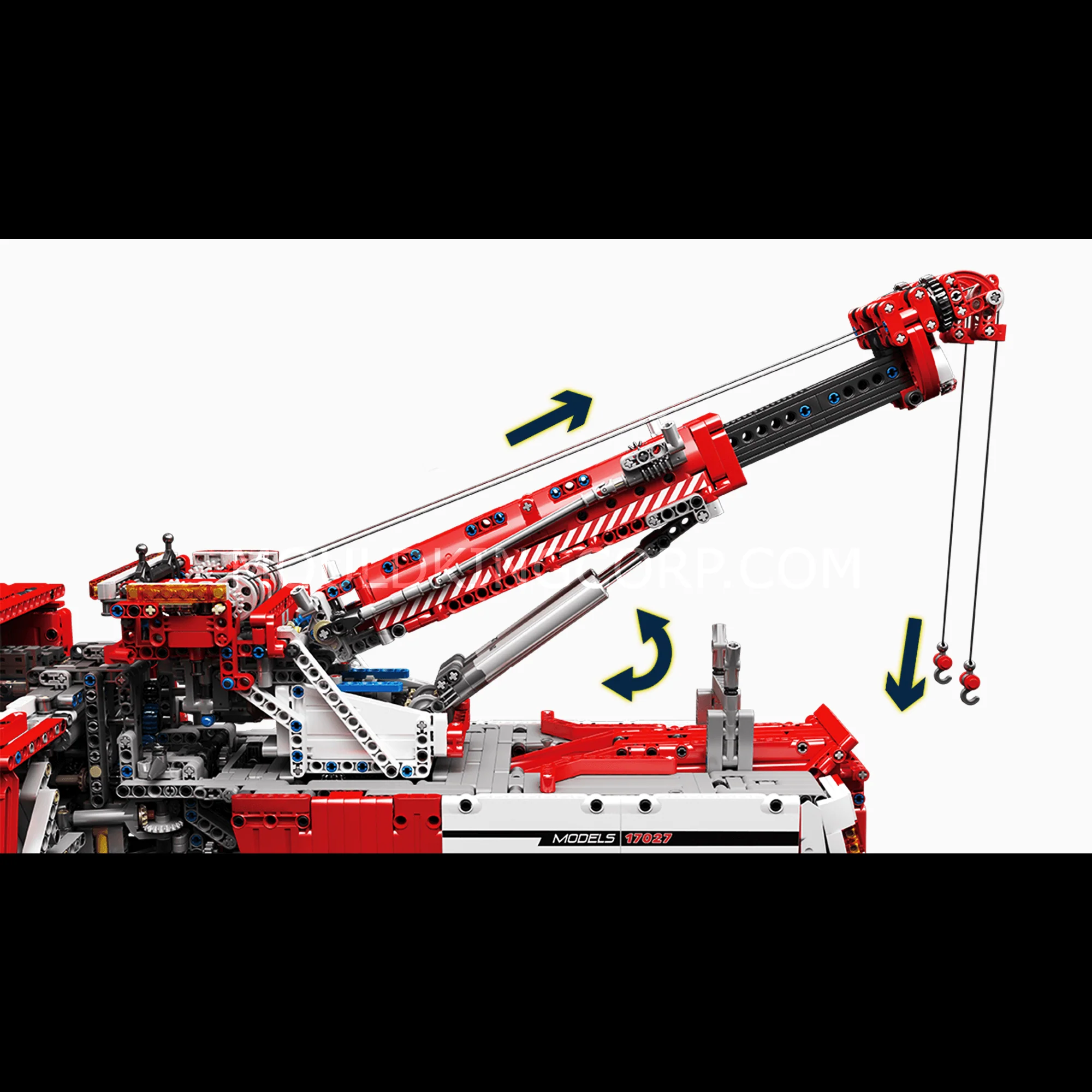 Mould King 17027 Remote Controlled Fire & Rescue Truck Building Set | 4,883 Pcs