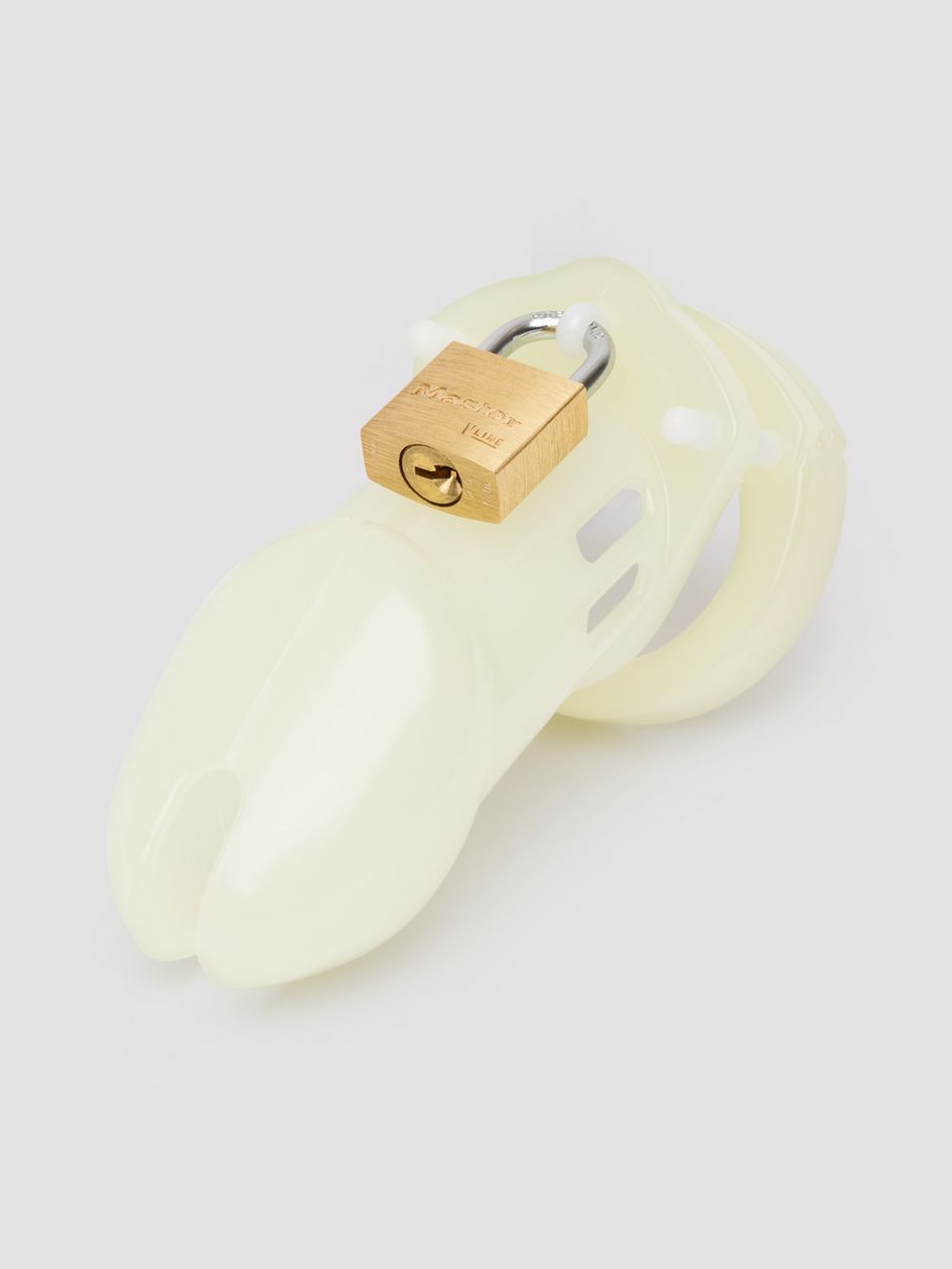 CB-6000 Male Glow In The Dark Chastity Cage Kit