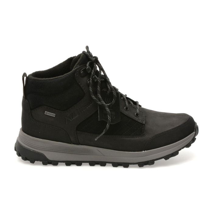 Ghete CLARKS negre, ATL TREK HI GTX, din piele naturala