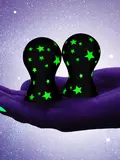 Lovehoney Lucky Stars Glow-in-the-Dark Silicone Nipple Suckers