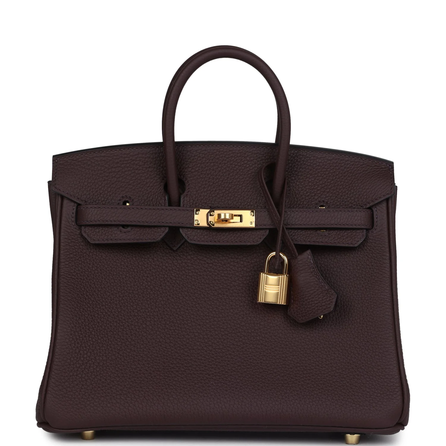 Hermes Birkin 25 Rouge Sellier Togo Gold Hardware