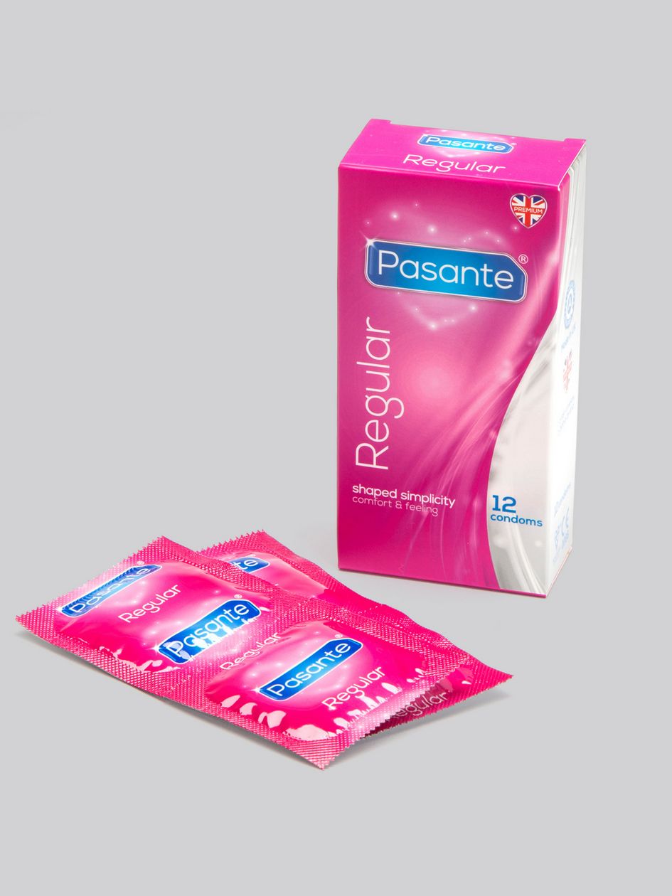Pasante Regular Latex Condoms (12 Pack)