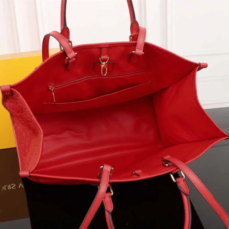 Louis Vuitton Onthego Gm-M45320 41Cm Blk/Blue/Red