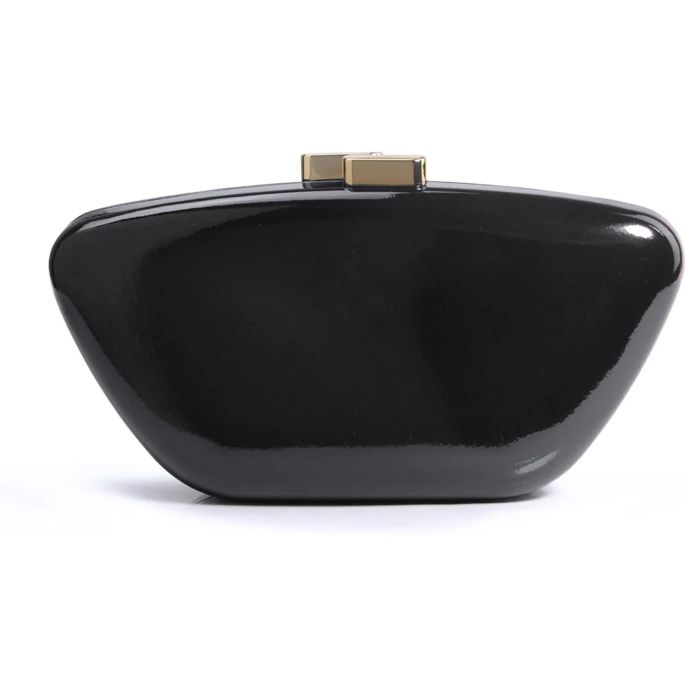 Glossy Patent Leather Evening Clutch Bag