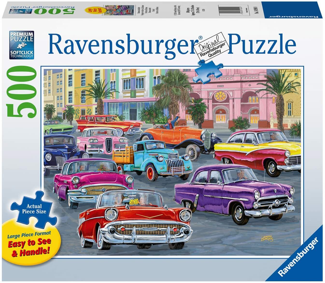 Cruisin’ 500 Piece Large Format Puzzle