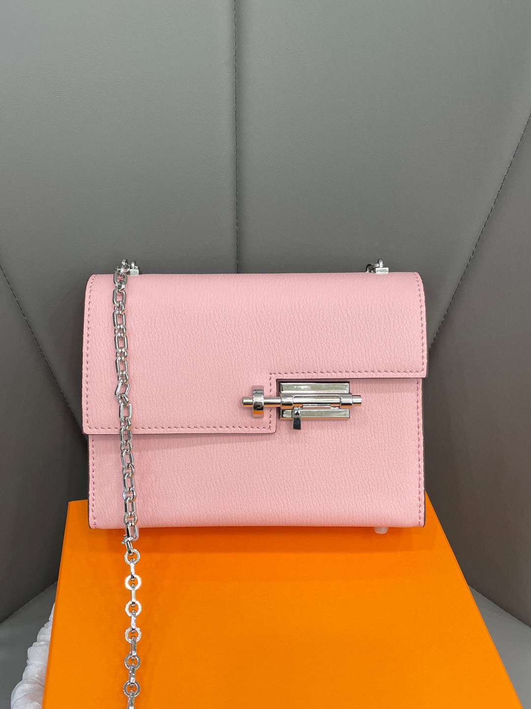 Hermes Verrou 18 Palladium Hardware