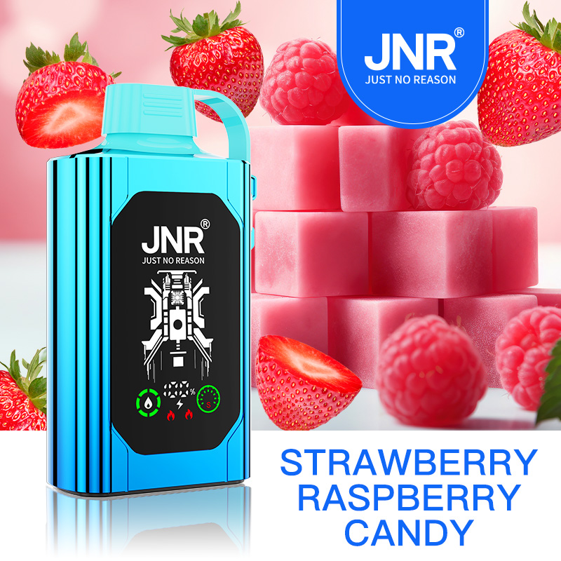 JNR Shisha Hookah Box 30K Disposable Vape-Strawberry Raspberry Candy