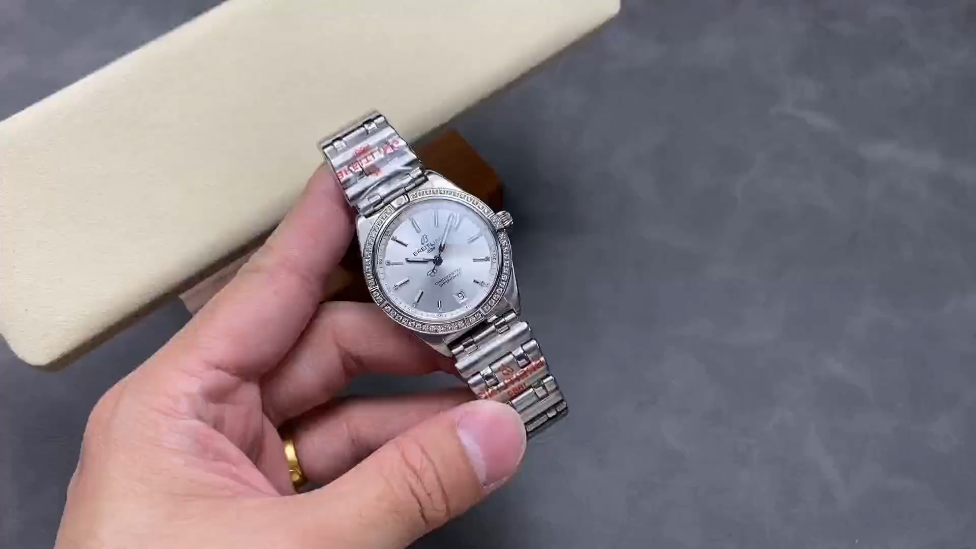 Breitling Chronomat 36mm Automatic Silver Dial A10380591A1A1 Replica