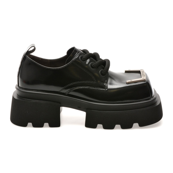 Pantofi GRYXX negri, 8502, din piele naturala