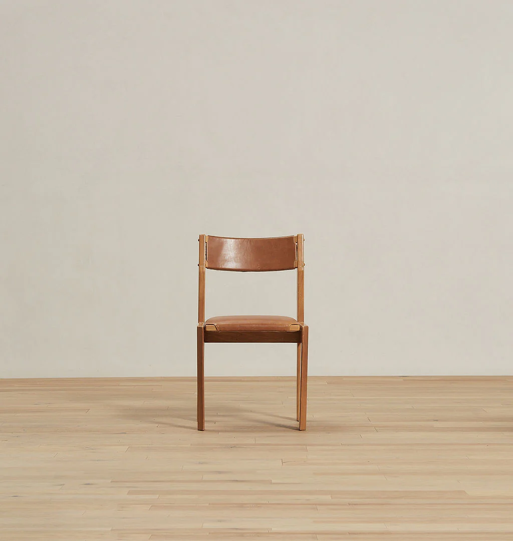 Antique Leather Chair S/4