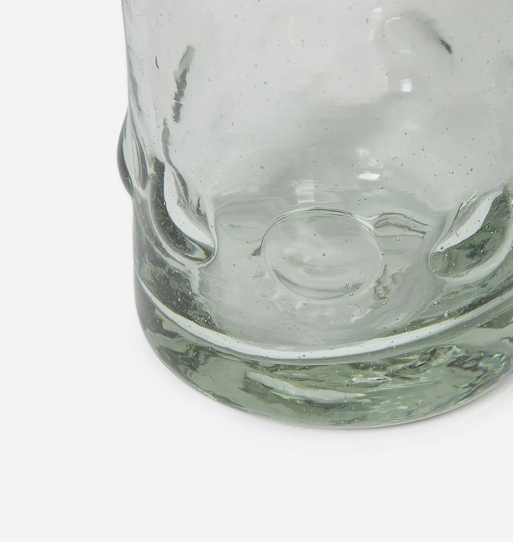 Handblown Dots Glass