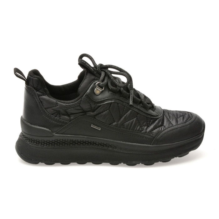 Pantofi sport GEOX negri, D46WPD, din material textil