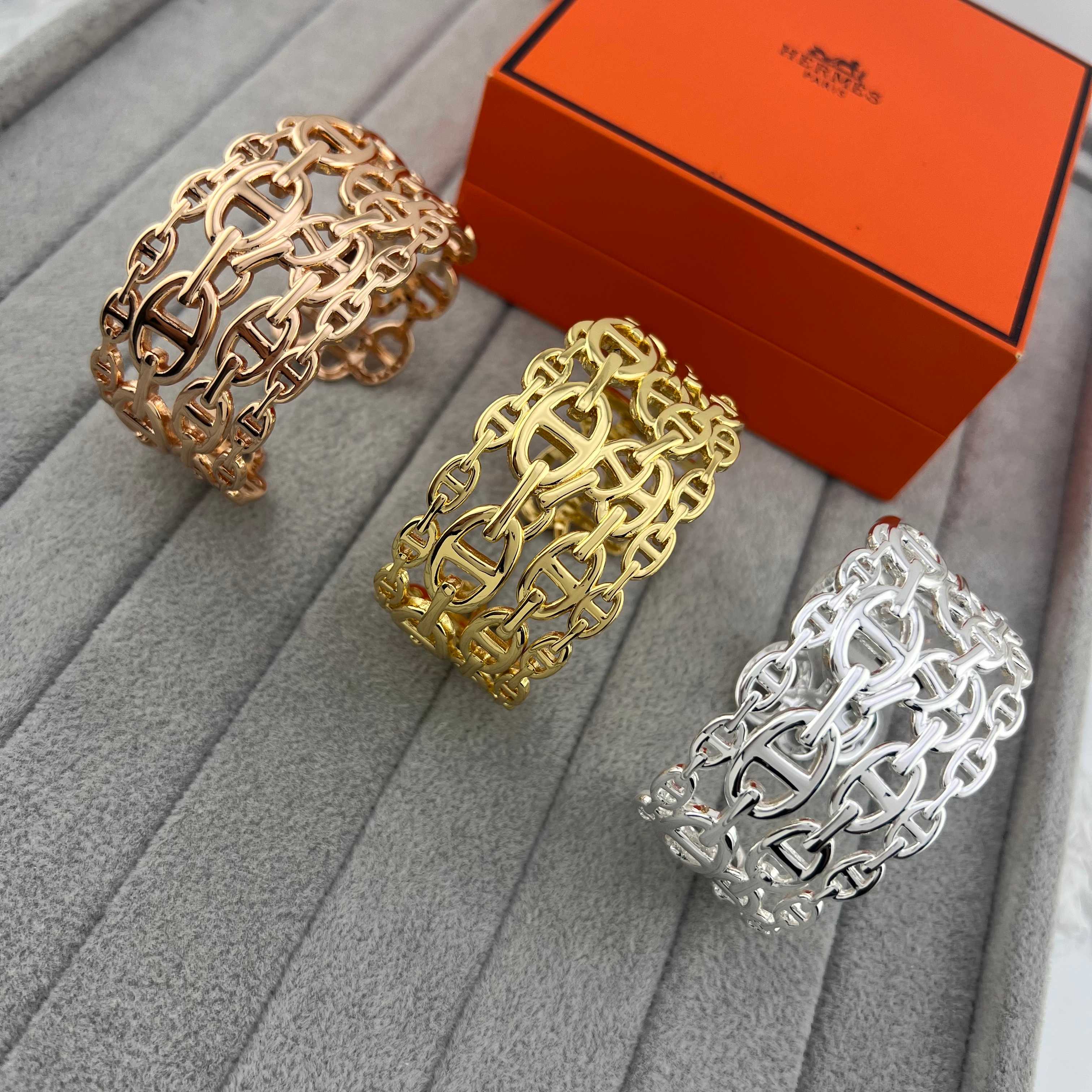 Chaine d'Ancre Wide Bracelet - Artisantouchss