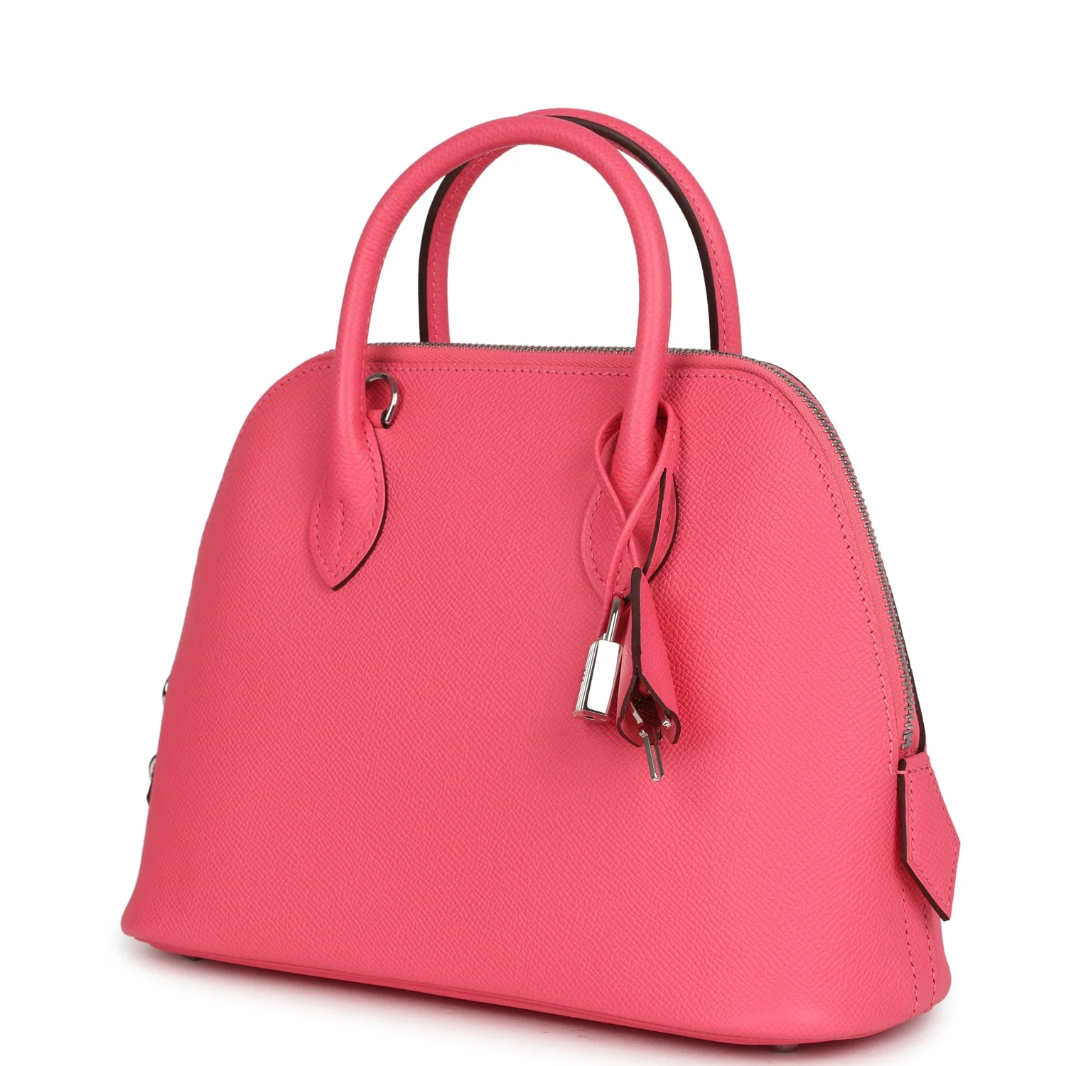 Hermes 1923 Bolide 25 Rose Azalee Epsom Palladium Hardware
