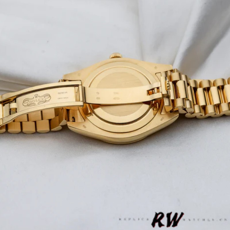 Rolex Day-Date 218238 Champagne Roman Numeral Dial Yellow Gold 41MM Mens Replica Watch