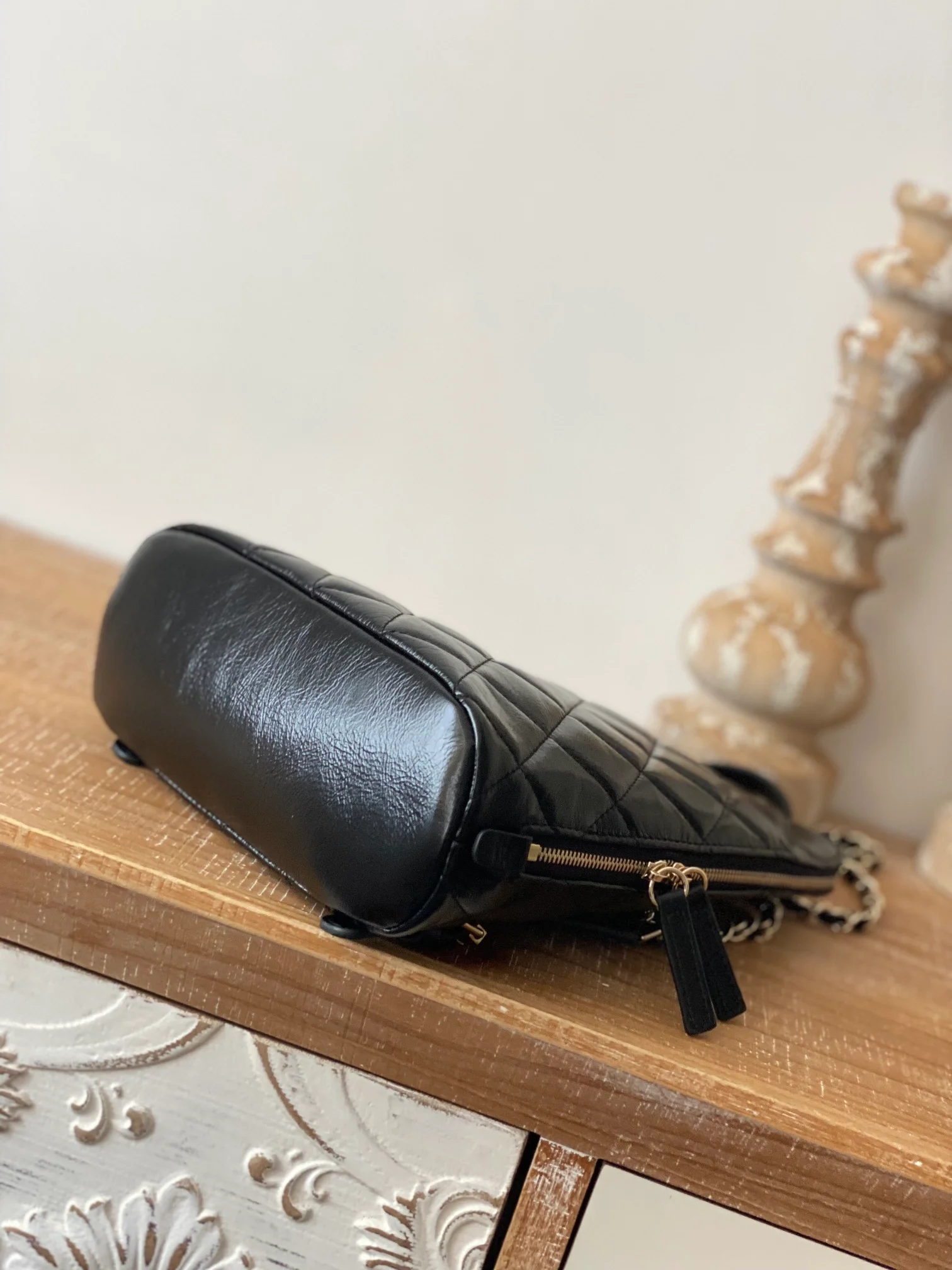 Chanel Rucksack Backpack Black Bag For Women 21cm/8in