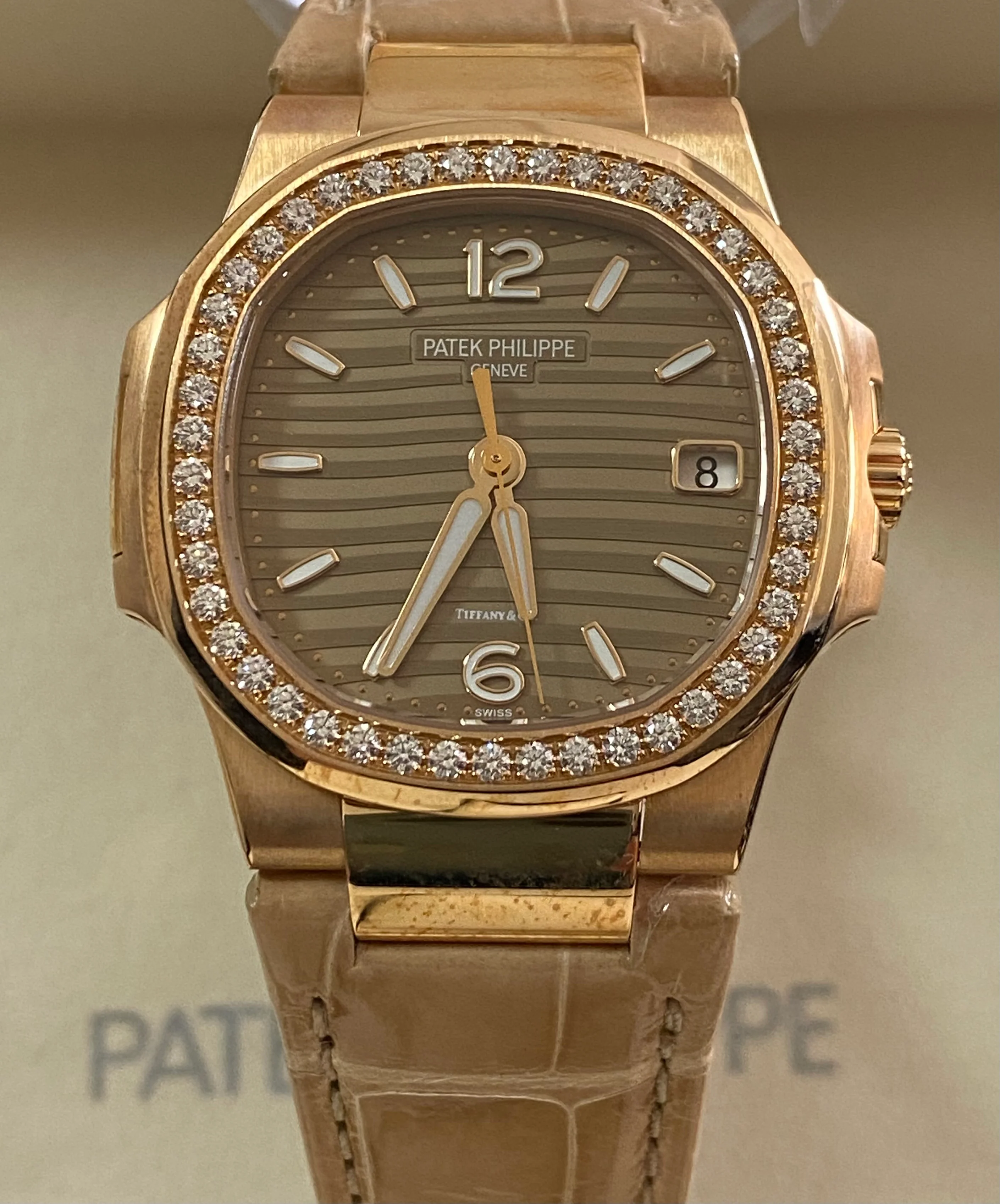 Patek Philippe Rose Gold Ladies Nautilus - 