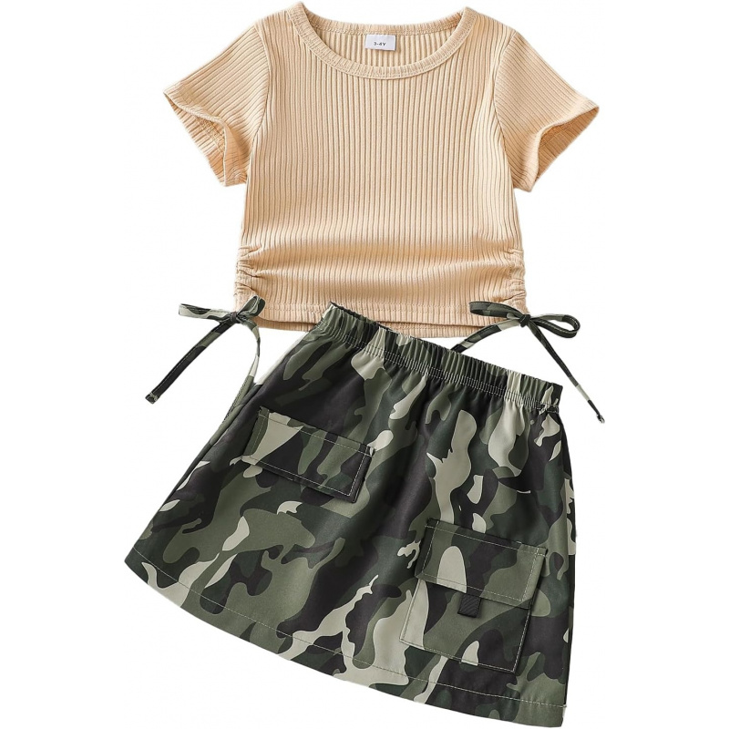 Girls' 2-Piece Skirt Set