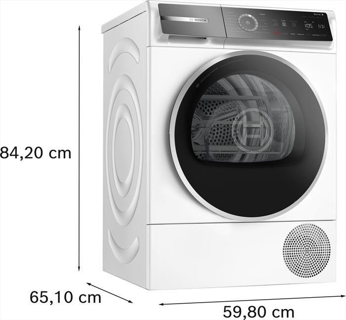 BOSCH - Asciugatrice WQB246D0II 9Kg Classe B-Bianco
