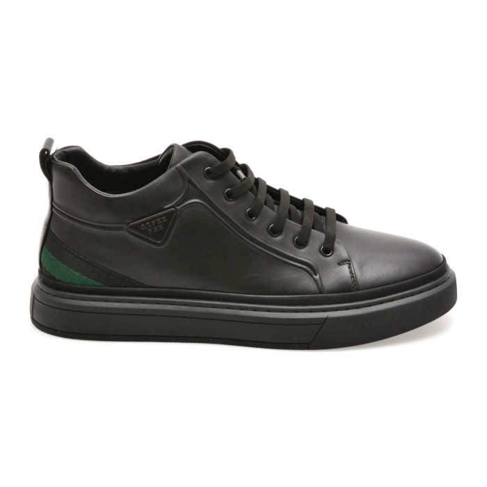 Ghete GRYXX negre, LN48, din piele naturala