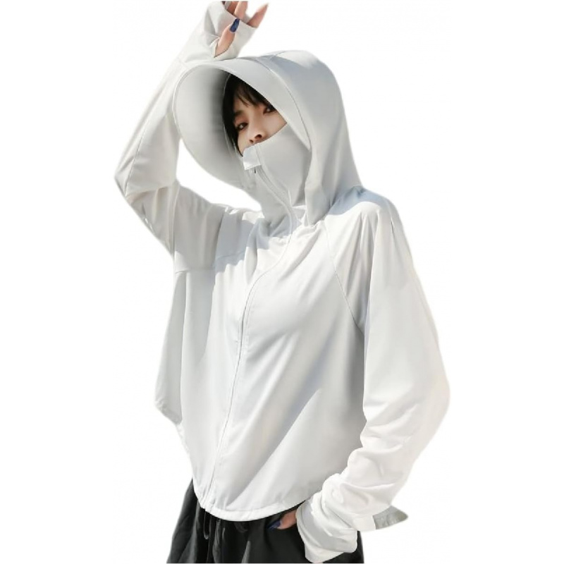 AURETOP Women's Sun Protective Jacket Full Zip UPF 50+ UV