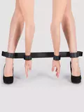 DOMINIX Deluxe 20 Inch Leather Wrist and Ankle Spreader Bar