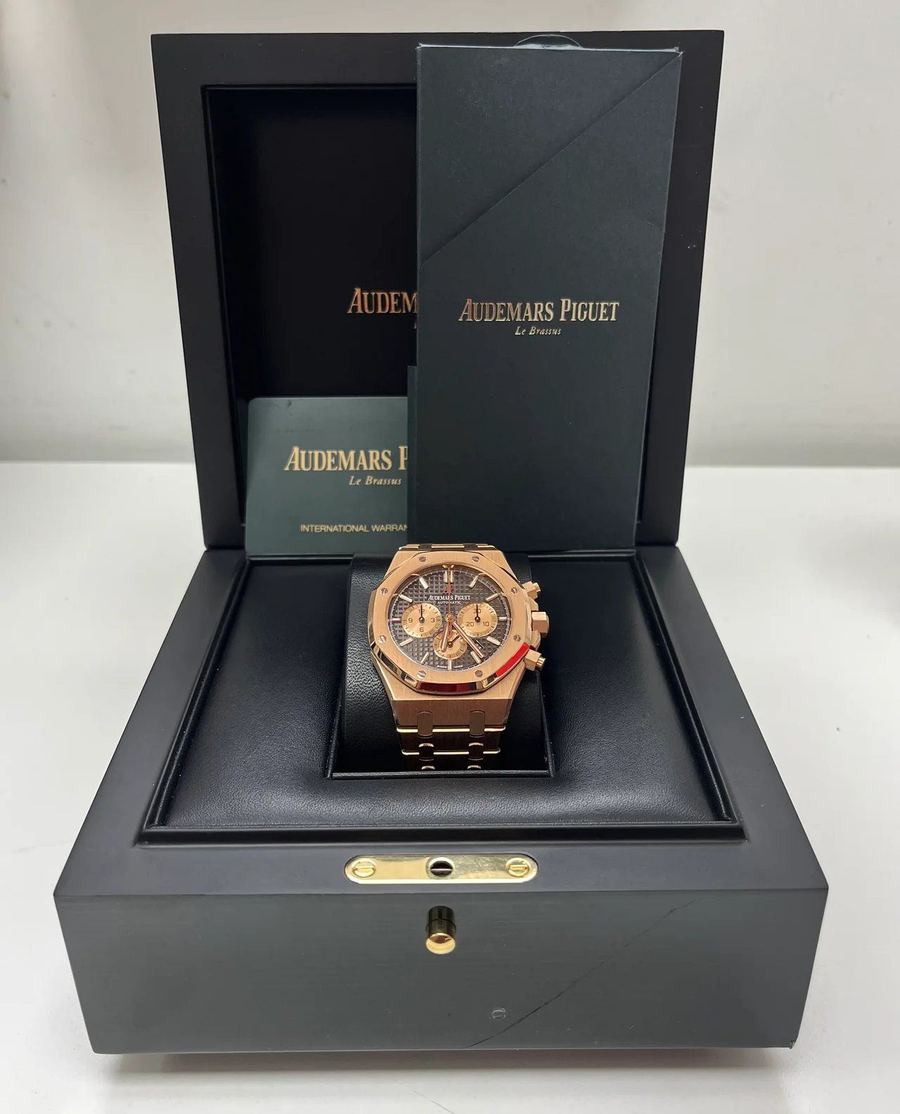 ROYAL OAK Pink Gold Brown Dial CHRONOGRAPH 41mm