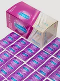 Pasante Ribbed and Dotted Latex Condoms (144 Pack)