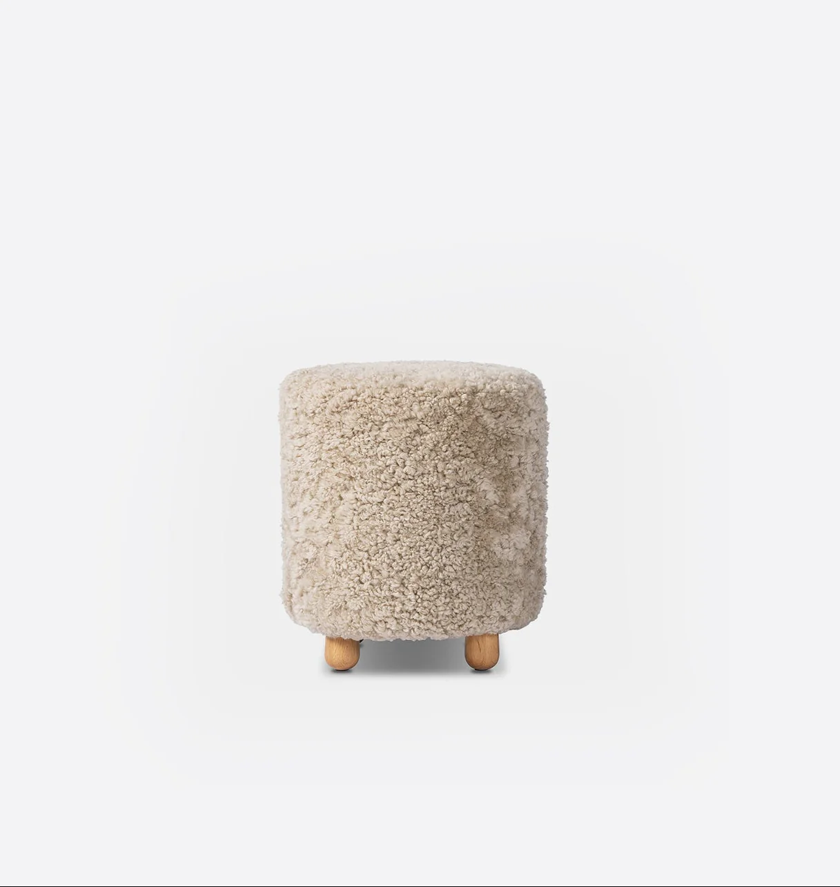 Tocho Shearling Footed Stool