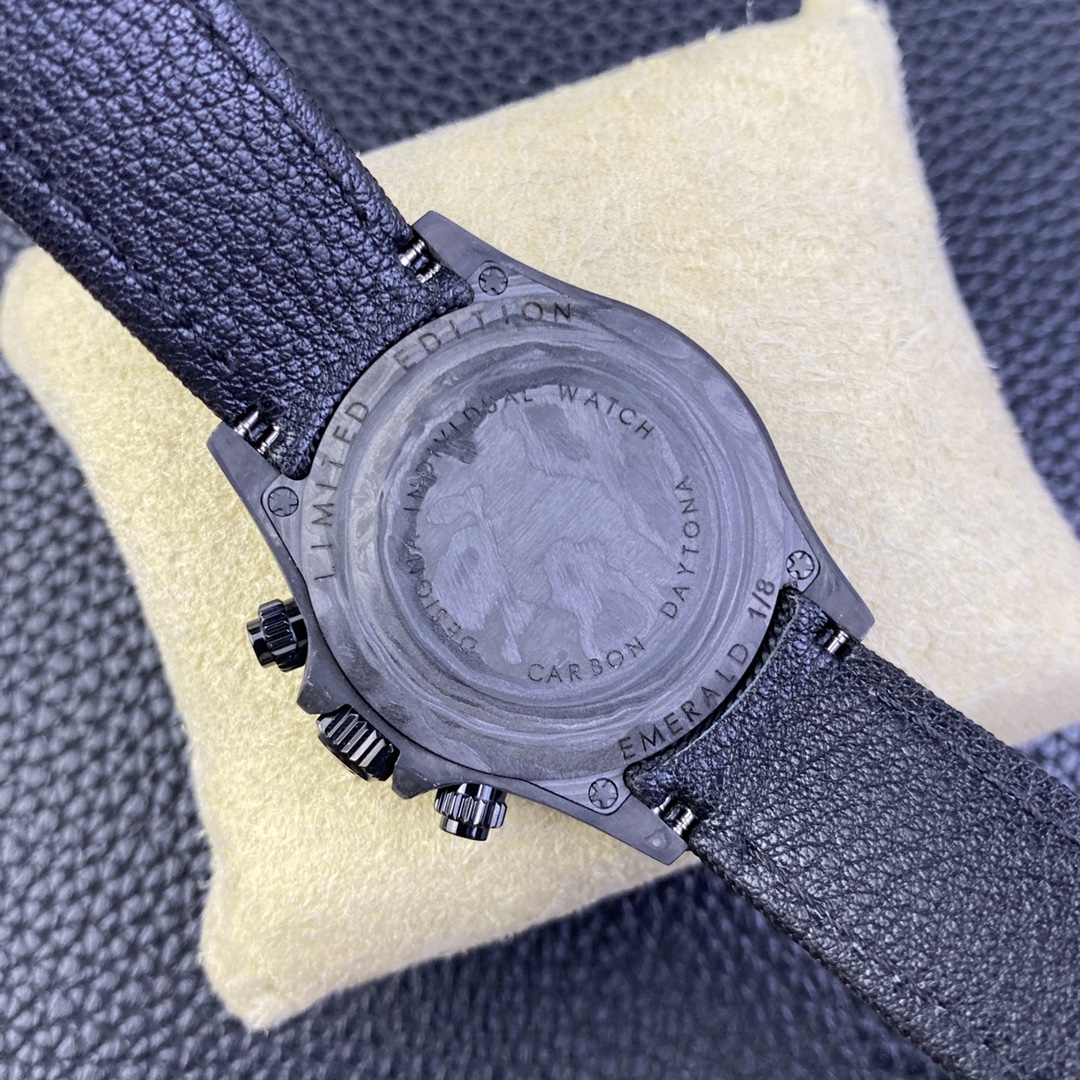 Rolex Daytona DIW Black Carbon Case Black Dial Nylon Strap 40mm Limited Edition