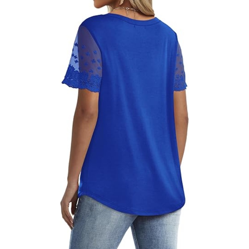 MUSETHREAD Casual V Neck T Shirts