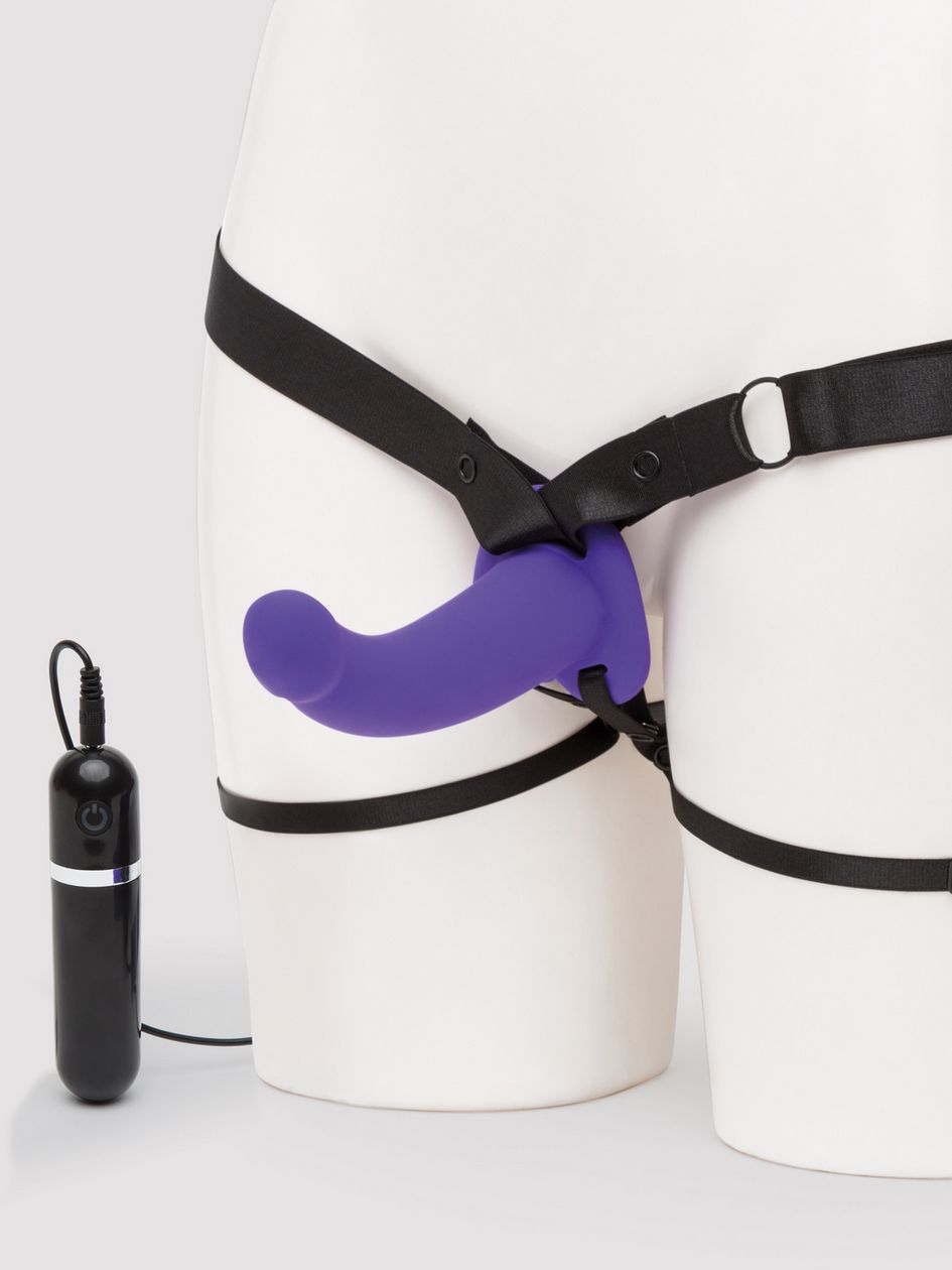 Lovehoney Double Duty Vibrating Double-Ended Strap-On Dildo