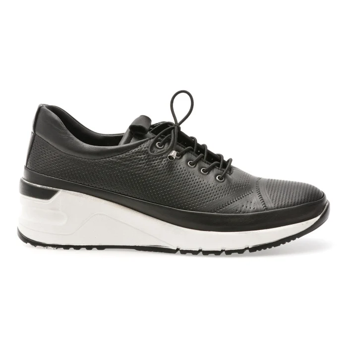 Pantofi sport FLAVIA PASSINI negri, EV2856, din piele naturala