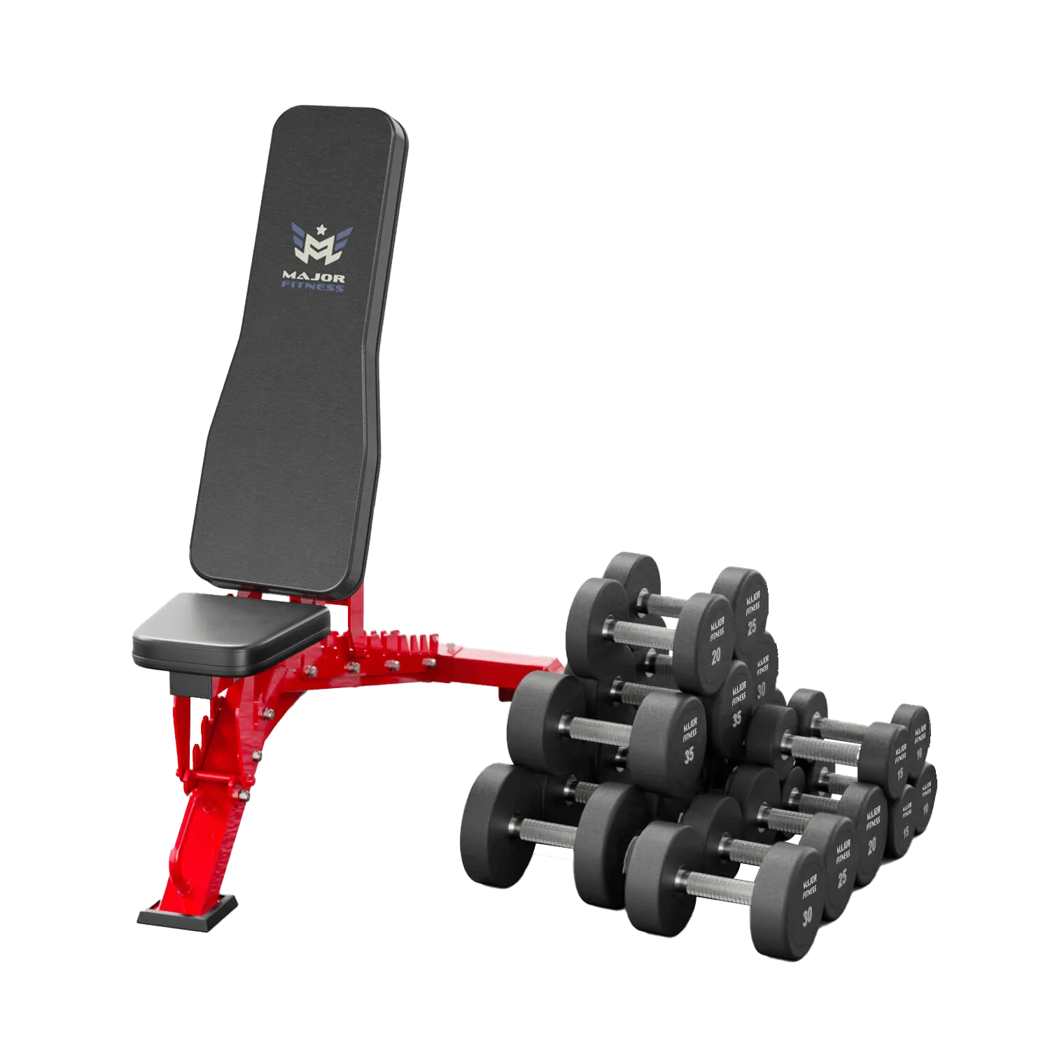 Major Fitness Adjustable Bench | 1300Lbs Capacity Weight Bench PLT01