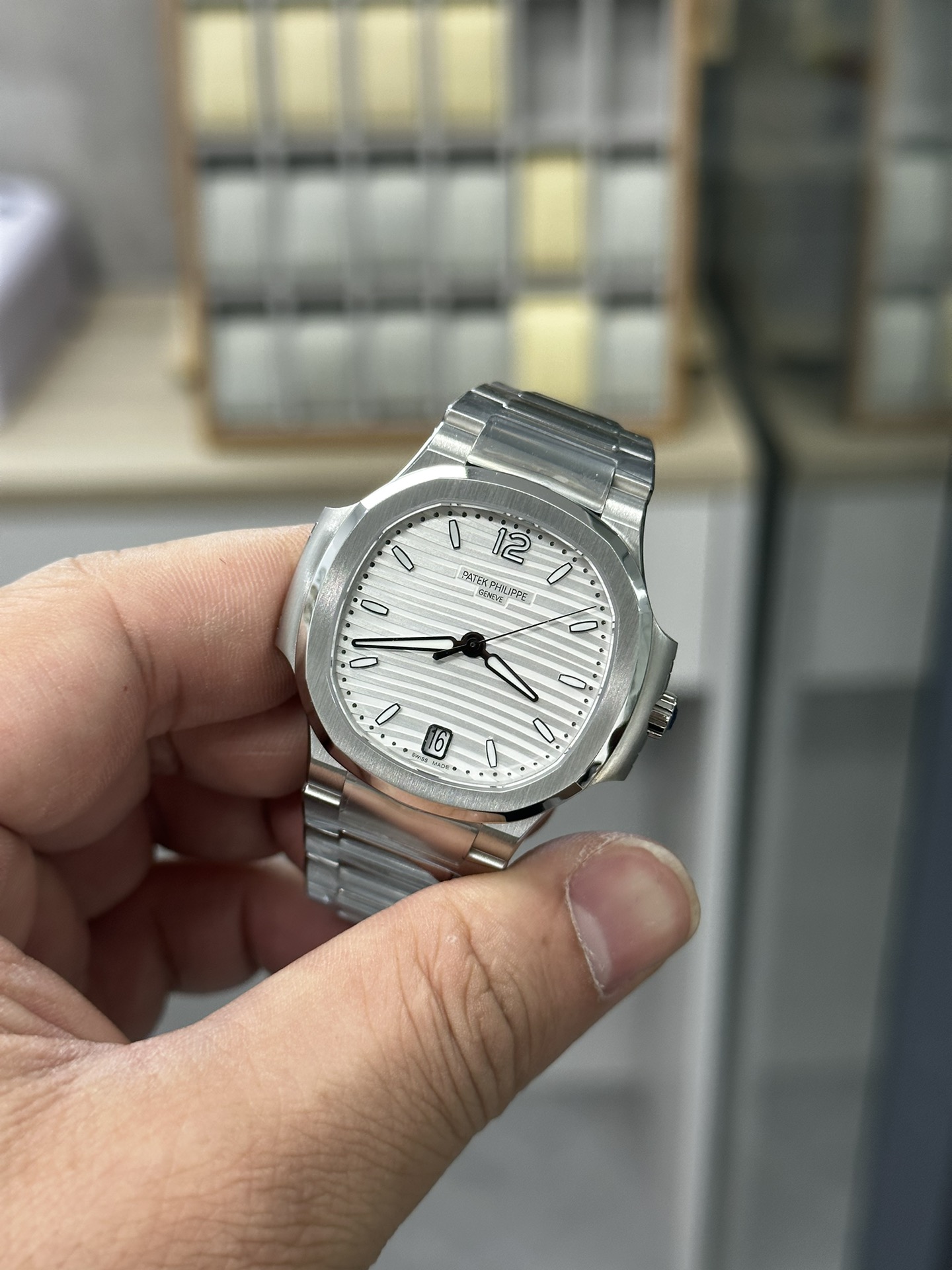 Patek Philippe Ladies Nautilus Stainless Steel 7118 1A 010