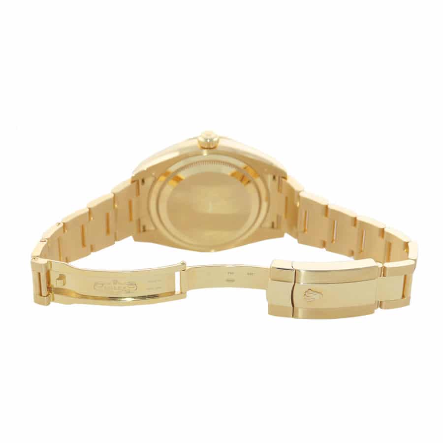 Rolex Sky-Dweller Yellow Gold Fluted Bezel Replica