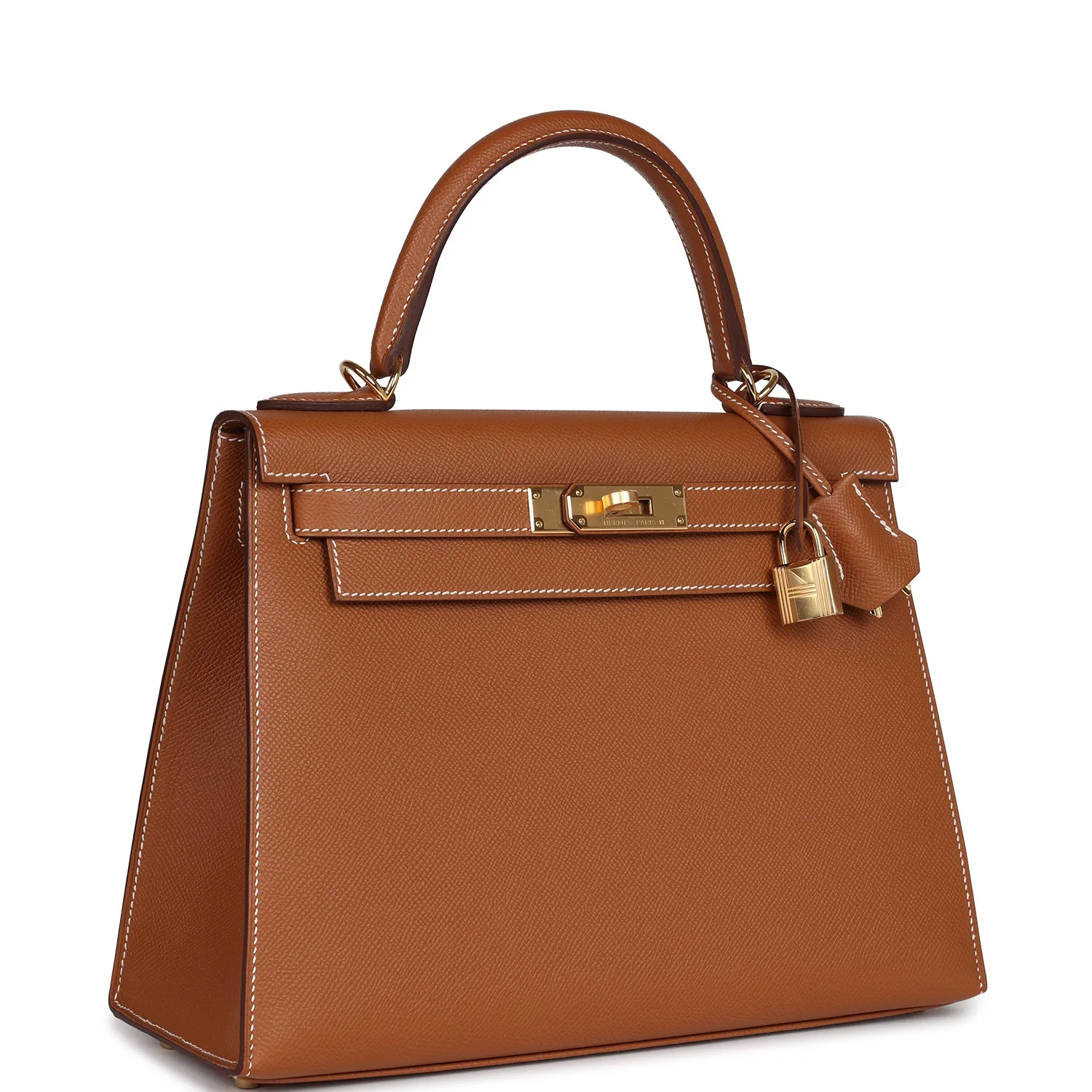 Hermes Kelly Sellier 28 Gold Epsom Gold Hardware