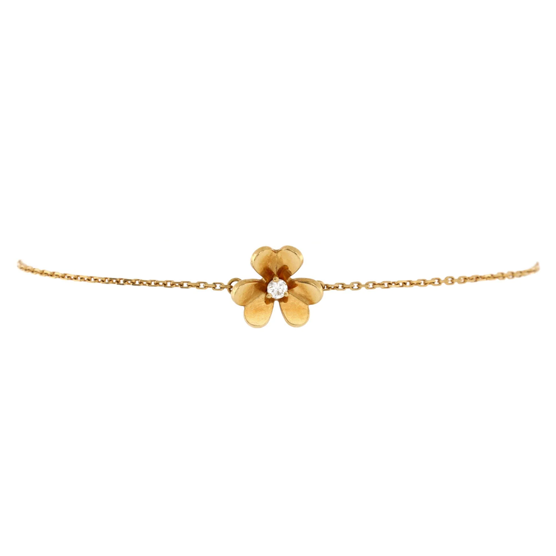 Frivole Bracelet 18K Yellow Gold with Diamond Mini