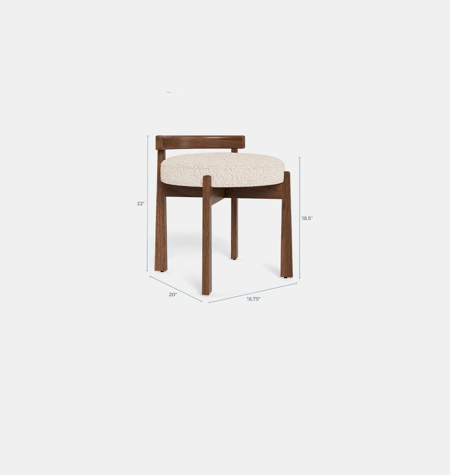 Cade Vanity Stool