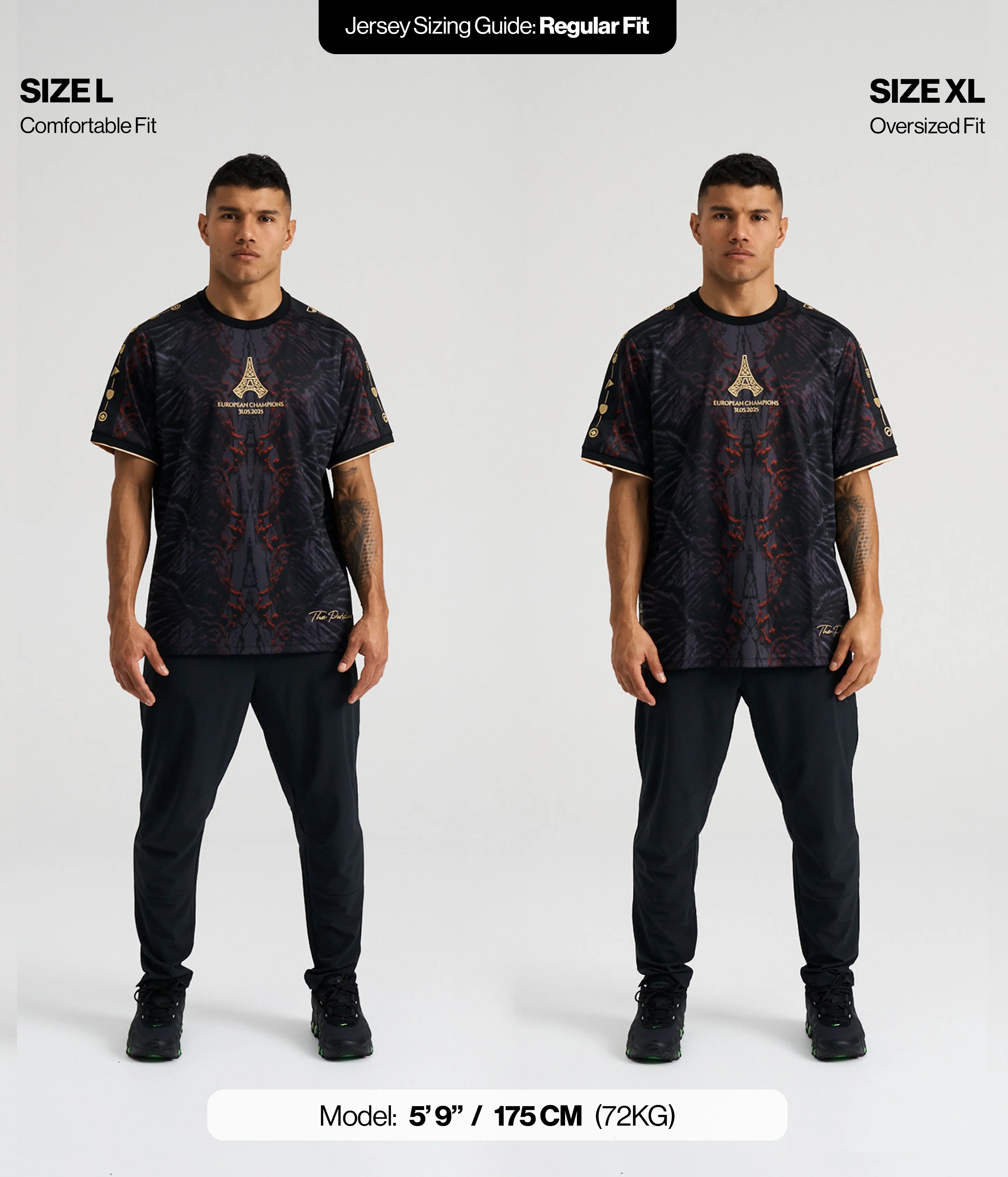 The Parisians (2025 European Champions) Jersey