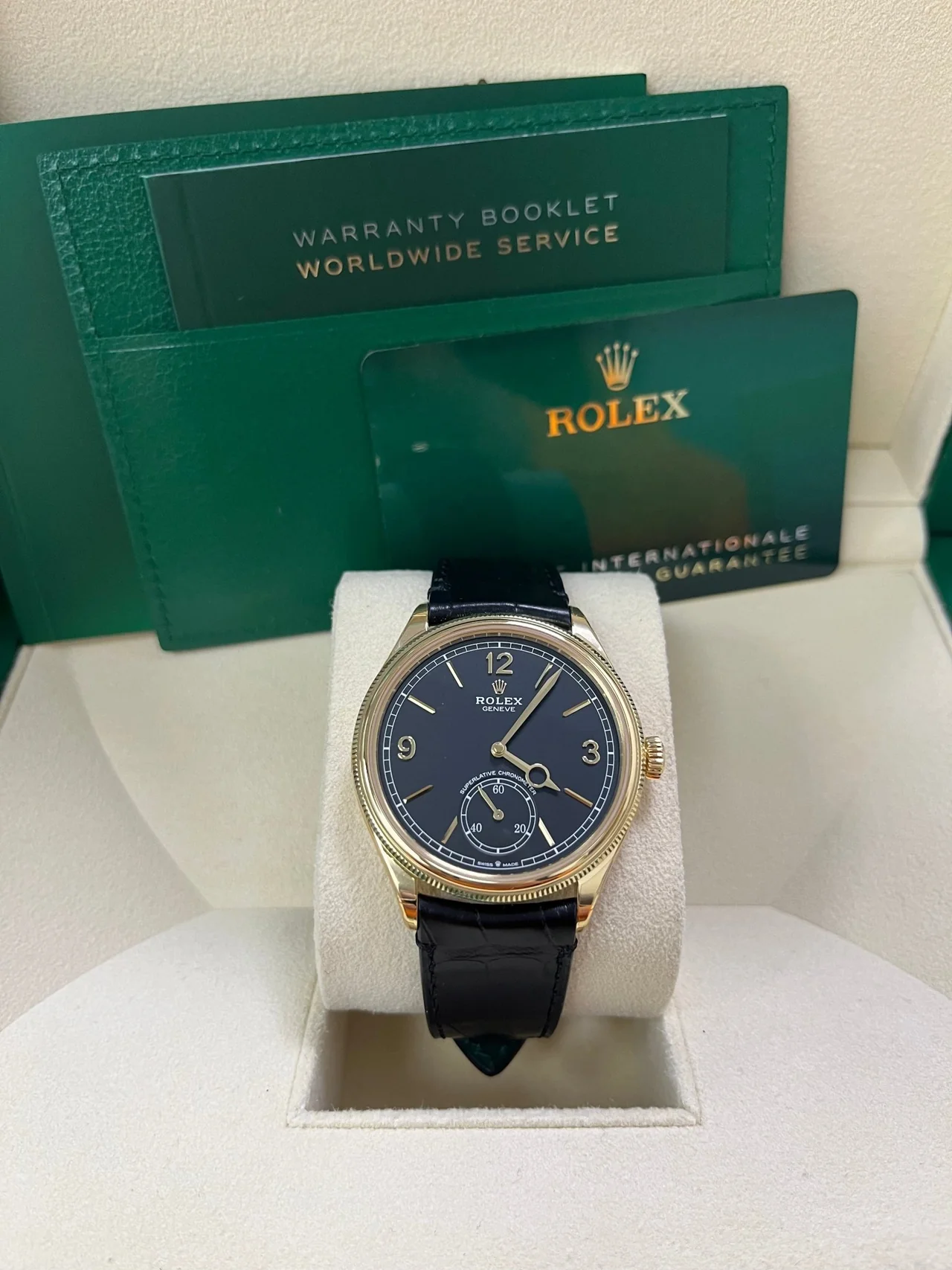 Rolex 1908 Yellow Gold 52508 0002 39 mm Replica Watch