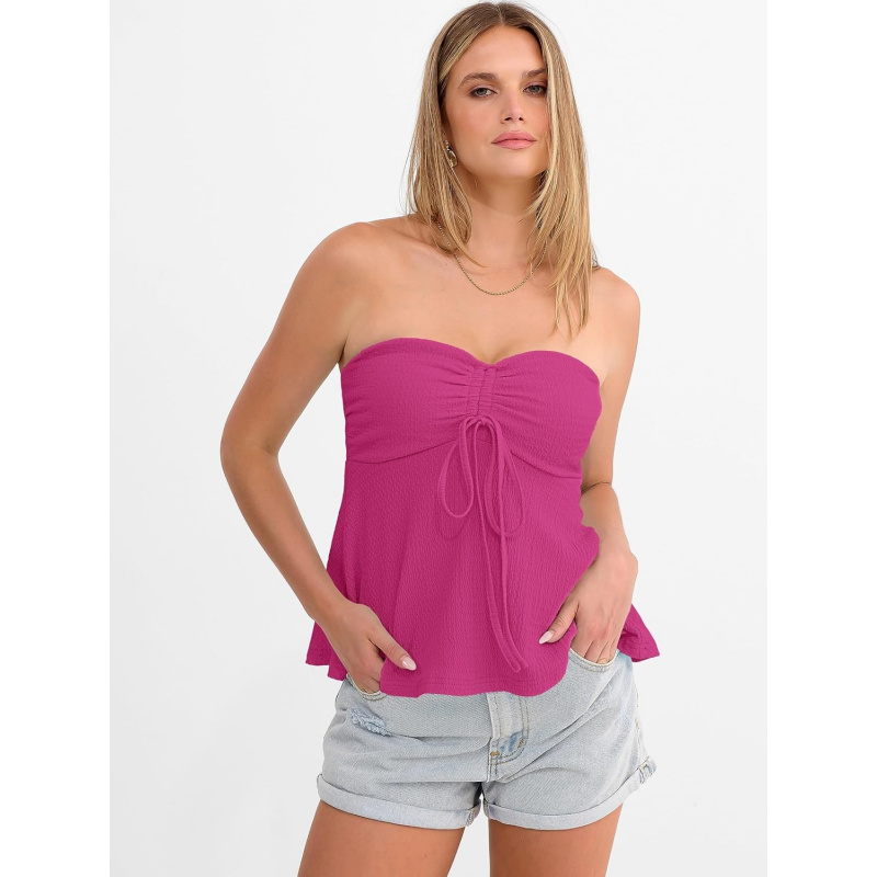 AURETOP Women's Tube Top Summer Strapless