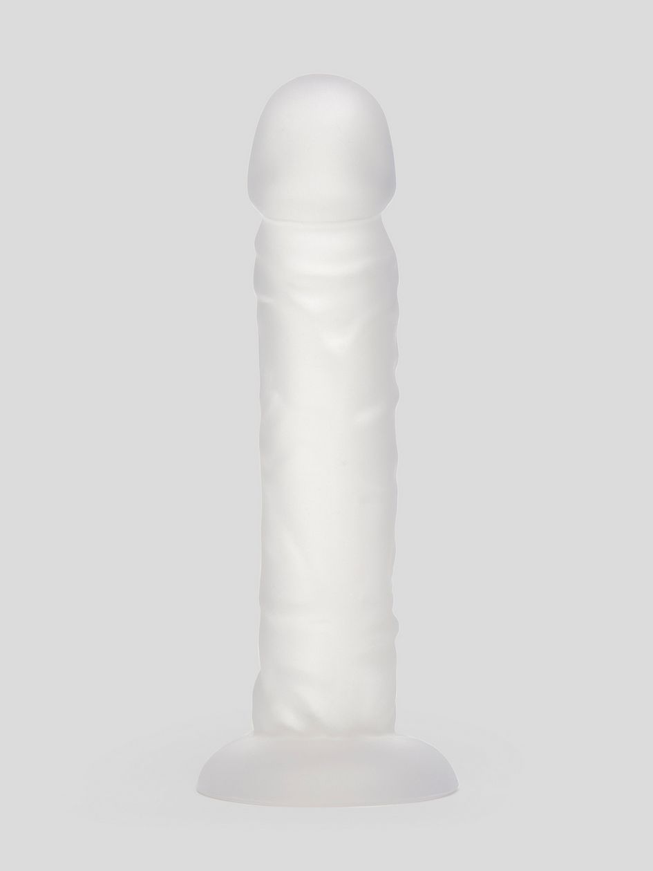 BASICS Clear Suction Cup Dildo 8 Inch