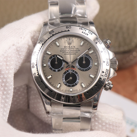 Daytona Steel Dial with Black Subdials 40mm