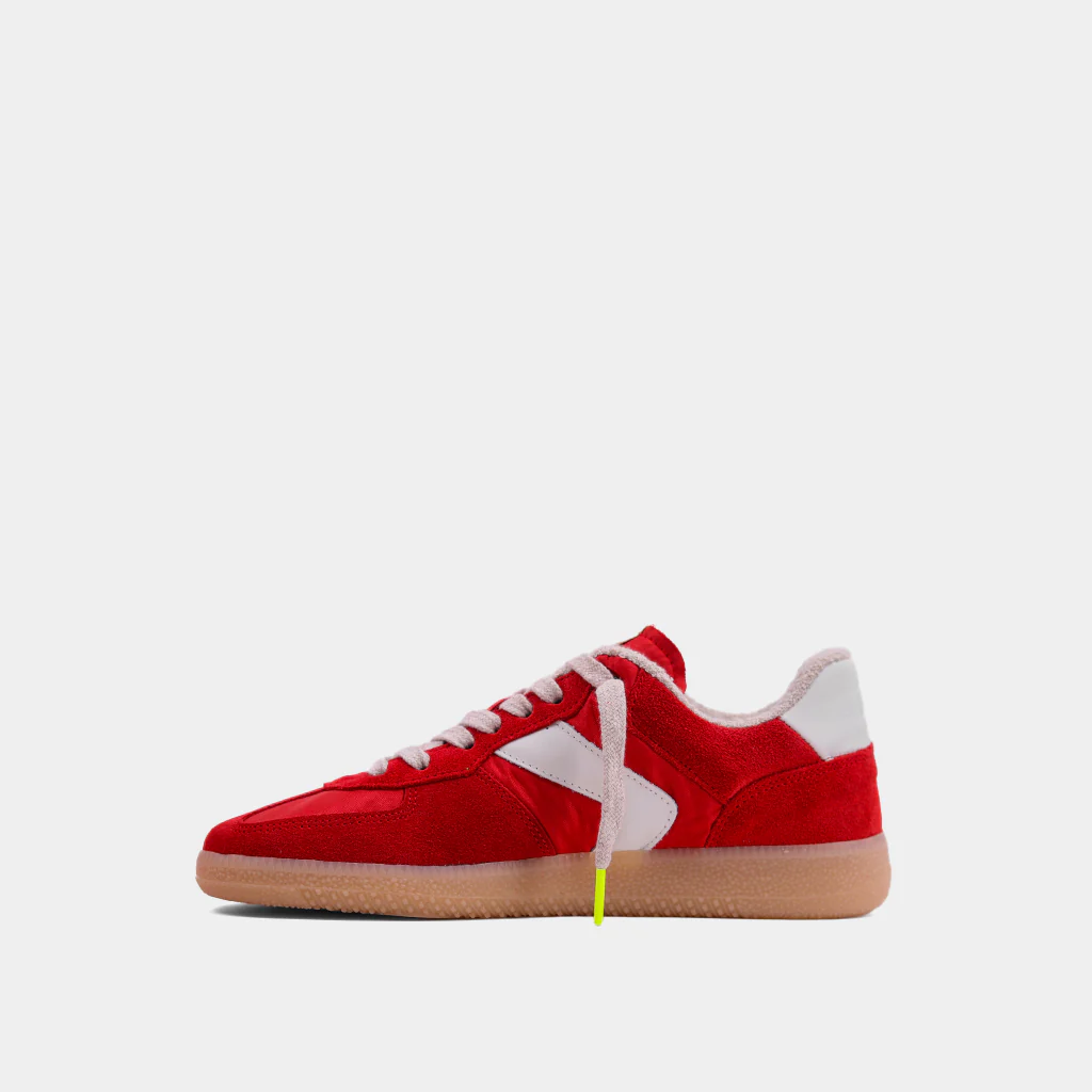 SYLVIA  Suede Sneakers | Red