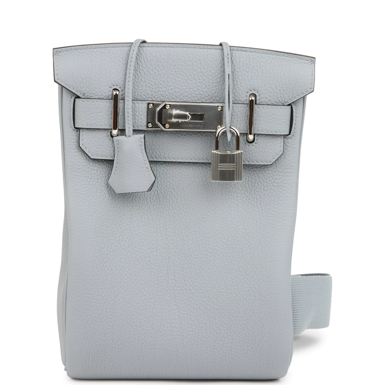 Hermes HAC A Dos PM Backpack Gris Pantin Togo Palladium Hardware