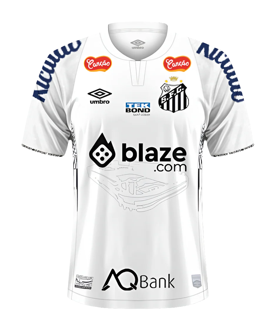 Santos 24/25 I Home Jersey - All Sponsors - Fan Version