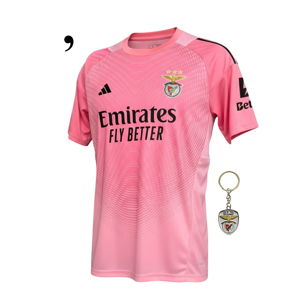 Camisola Benfica Guarda Redes Rosa 2025/26 - LAN?AMENTO