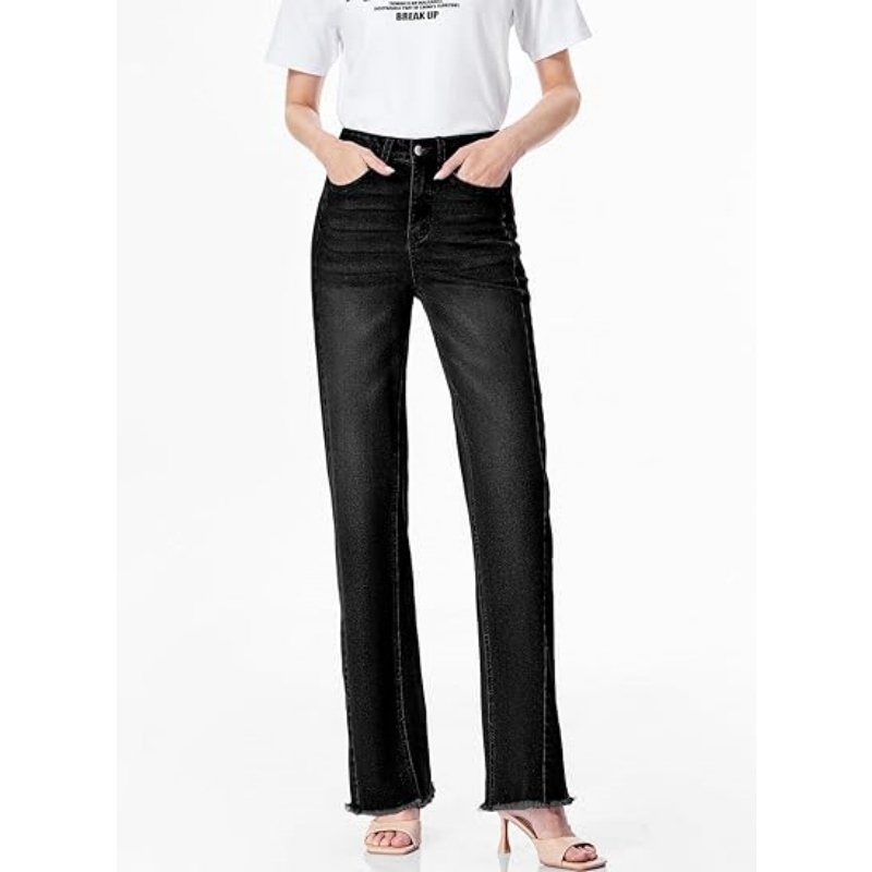 Women's High Waisted Wide Leg Jeans