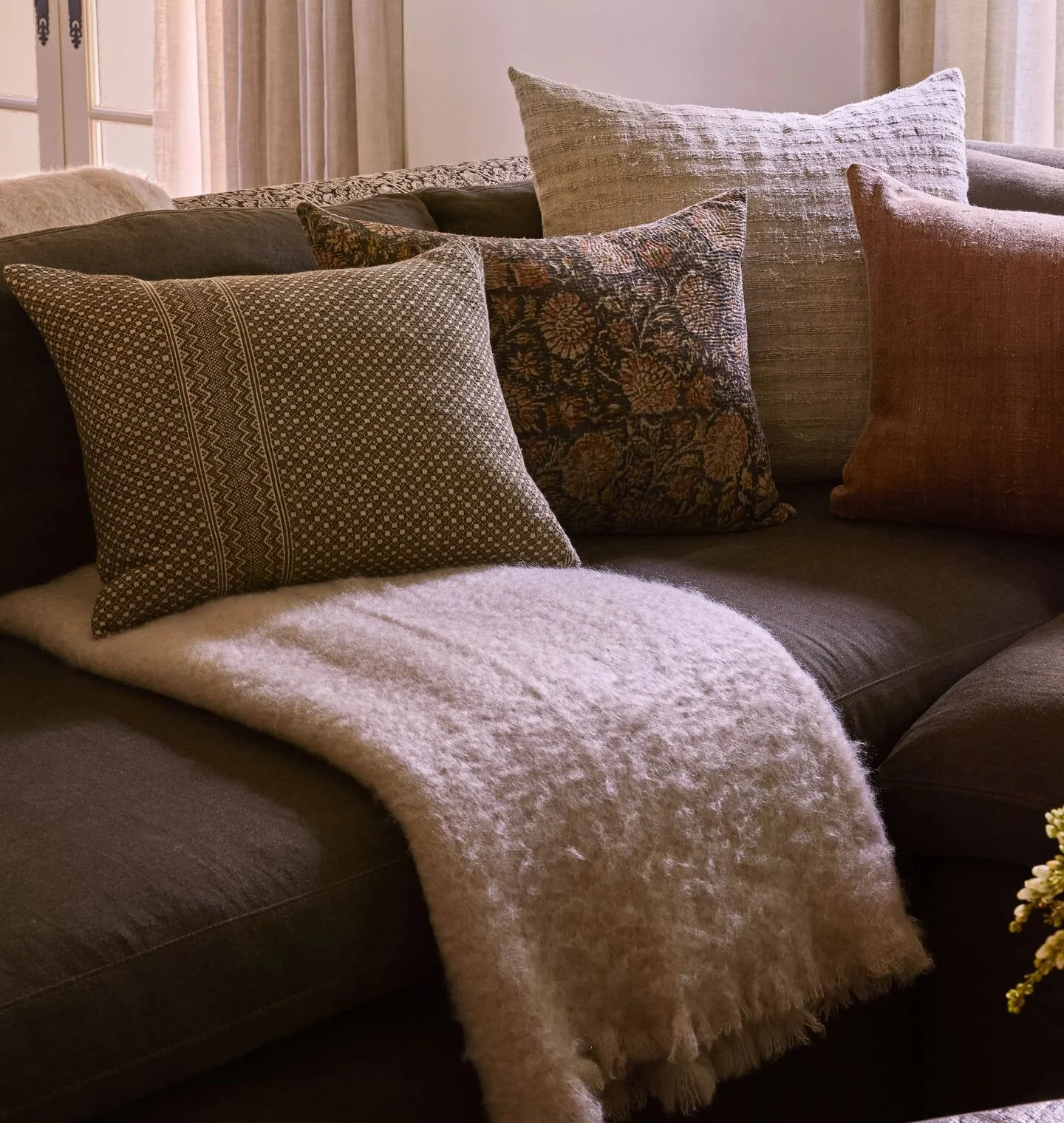 Sierra Mohair Throw Blanket
